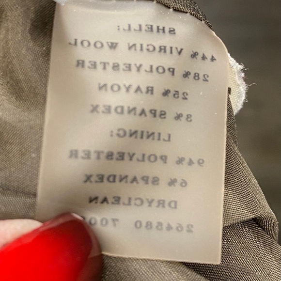 Ann Taylor Size 2 Lined Brown Pant - Picture 4 of 4